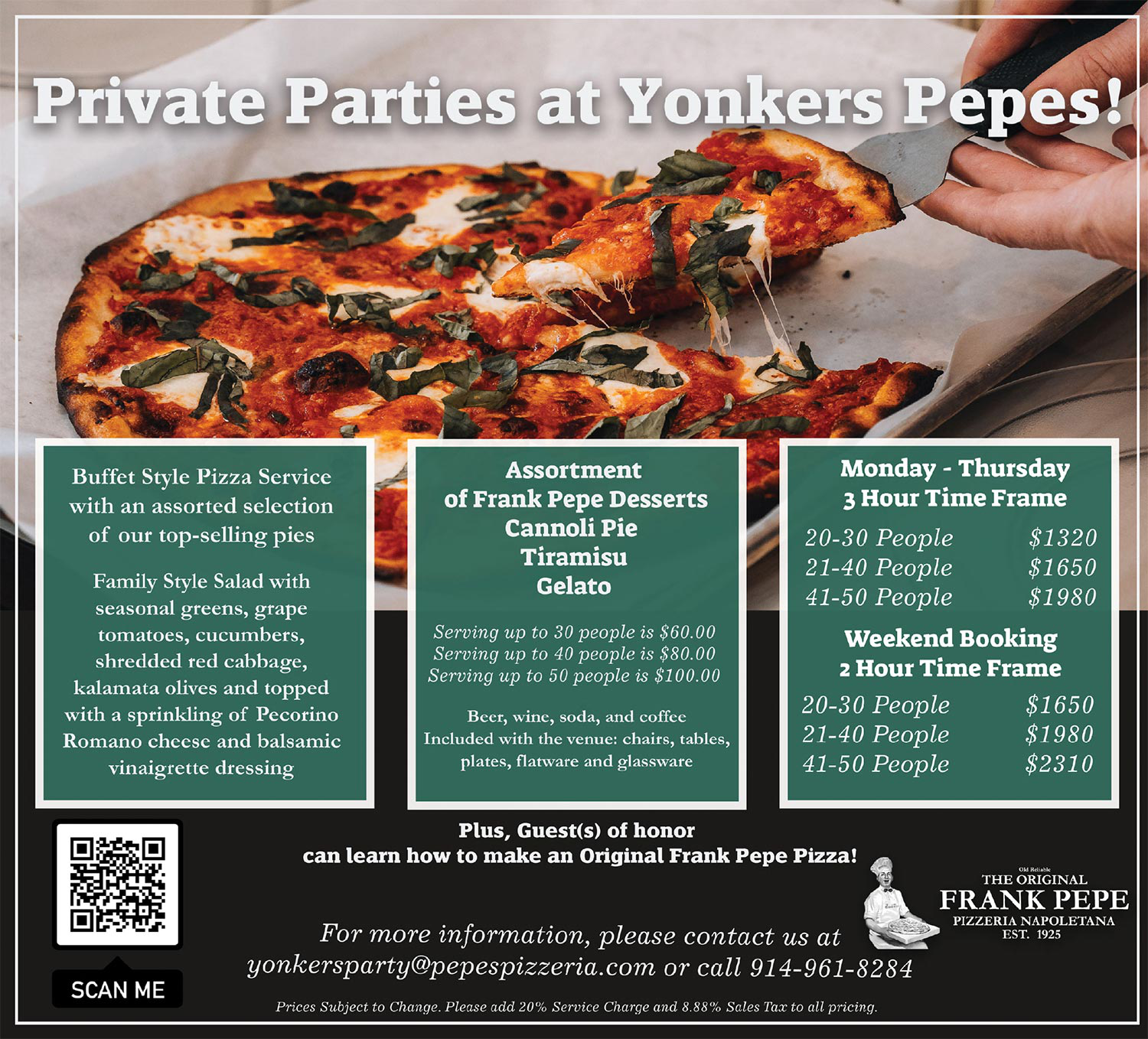 Details about the private parties